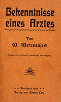 view Bekenntnisse eines Arztes... / [Anton Ljudvigovich Smidovich] ;Übersetzung von Heinrich Johannson.