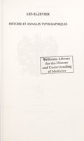 view Les Elzevier : histoire et annales typographiques / par Alphonse Willems.