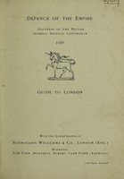 view Defence of the Empire : souvenir of the British Imperial Defence Conference 1909 : guide to London.