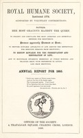 view Annual report for 1885 / Royal Humane Society.