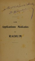 view Les applications médicales du radium / par le docteur Foveau de Courmelles.