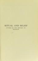 view Ritual and belief : studies in the history of religion / by Edwin Sidney Hartland.