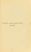 view Essays and addresses, 1900-1903 / by Lord Avebury.