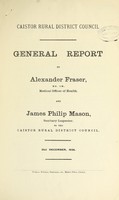 view [Report 1925] / Medical Officer of Health, Caistor (Union) R.D.C.