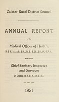 view [Report 1951] / Medical Officer of Health, Caistor (Union) R.D.C.