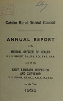 view [Report 1955] / Medical Officer of Health, Caistor (Union) R.D.C.