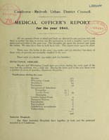 view [Report 1941] / Medical Officer of Health, Camborne-Redruth U.D.C.