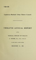 view [Report 1945] / Medical Officer of Health, Camborne-Redruth U.D.C.