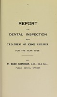 view [Report 1927] / School Medical Officer of Health, Cambridge.