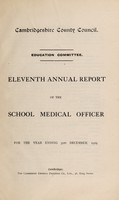view [Report 1919] / School Medical Officer of Health, Cambridgeshire County Council.