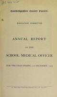 view [Report 1935] / School Medical Officer of Health, Cambridgeshire County Council.