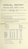 view [Report 1936] / Medical Officer of Health, Camelford R.D.C.