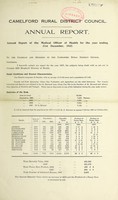 view [Report 1937] / Medical Officer of Health, Camelford R.D.C.