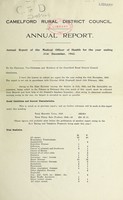 view [Report 1943] / Medical Officer of Health, Camelford R.D.C.