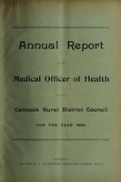 view [Report 1896] / Medical Officer of Health, Cannock R.D.C.