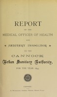view [Report 1893] / Medical Officer of Health, Cannock U.D.C.