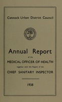 view [Report 1938] / Medical Officer of Health, Cannock U.D.C.