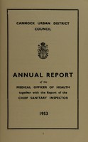 view [Report 1953] / Medical Officer of Health, Cannock U.D.C.