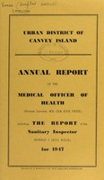 view [Report 1947] / Medical Officer of Health, Canvey Island U.D.C.