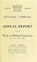 view [Report 1937] / School Medical Officer of Health, Carlisle City.