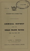 view [Report 1959] / School Medical Officer of Health, Carlisle City.