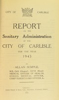 view [Report 1943] / Medical Officer of Health, Carlisle City.