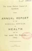 view [Report 1942] / Medical Officer of Health, Carnforth U.D.C.