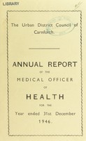 view [Report 1946] / Medical Officer of Health, Carnforth U.D.C.