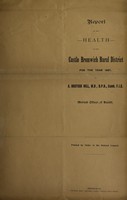 view [Report 1897] / Medical Officer of Health, Castle Bromwich R.D.C.