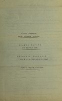 view [Report 1920] / Medical Officer of Health, Castle Donington R.D.C.