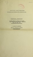 view [Report 1937] / Medical Officer of Health, Castle Donington R.D.C.