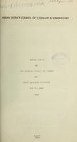 view [Report 1953] / Medical Officer of Health, Caterham & Warlingham U.D.C.