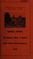 view [Report 1959] / Medical Officer of Health, Caterham & Warlingham U.D.C.