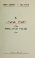 view [Report 1951] / Medical Officer of Health, Chadderton U.D.C.