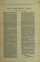 view [Report 1894] / Medical Officer of Health, Chailey (Union) R.D.C.