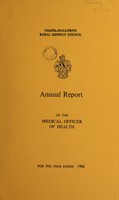 view [Report 1962] / Medical Officer of Health, Chapel-en-le-Frith R.D.C.