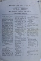 view [Report 1938] / Medical Officer of Health, Chard U.D.C. / Borough.