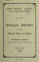 view [Report 1947] / Medical Officer of Health, Charlton Kings U.D.C.