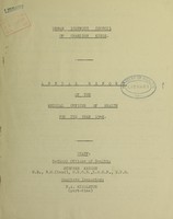 view [Report 1948] / Medical Officer of Health, Charlton Kings U.D.C.