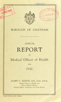 view [Report 1942] / Medical Officer of Health, Chatham Borough.