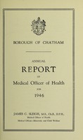 view [Report 1946] / Medical Officer of Health, Chatham Borough.