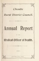 view [Report 1910] / Medical Officer of Health, Cheadle R.D.C.