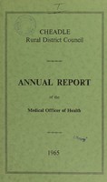 view [Report 1965] / Medical Officer of Health, Cheadle R.D.C.