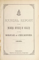 view [Report 1898] / Medical Officer of Health, Chelmsford Borough.