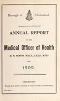 view [Report 1909] / Medical Officer of Health, Chelmsford Borough.