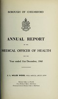 view [Report 1960] / Medical Officer of Health, Chelmsford Borough.