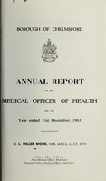 view [Report 1963] / Medical Officer of Health, Chelmsford Borough.