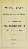 view [Report 1896] / Medical Officer of Health, Chelmsford R.D.C.