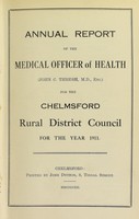 view [Report 1911] / Medical Officer of Health, Chelmsford R.D.C.