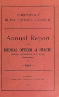 view [Report 1942] / Medical Officer of Health, Chelmsford R.D.C.